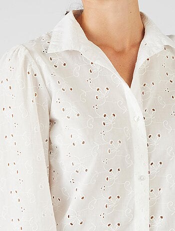 Chemisier broderie anglaise - Damart