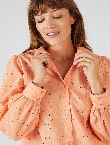 Chemisier broderie anglaise - damart