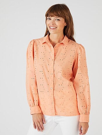 Chemisier broderie anglaise - damart