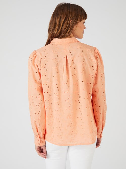 Chemisier broderie anglaise - damart - Kiabi
