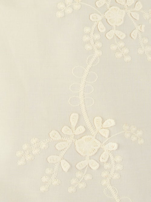 Chemisier broderies reliéfées - Damart - Kiabi
