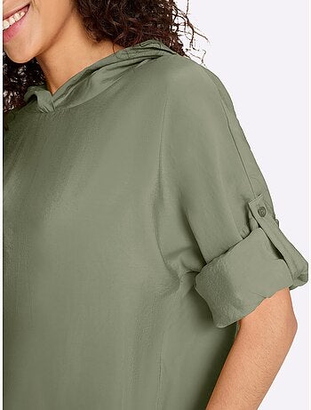 Chemisier Capuche Tendance - Taille Standard - Helline