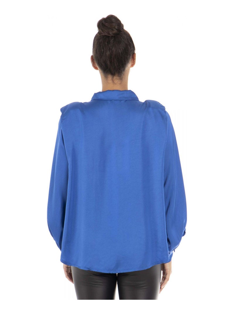 Chemisier CHARLOTTE Bleu Chemisier chemise Bleu - Kiabi