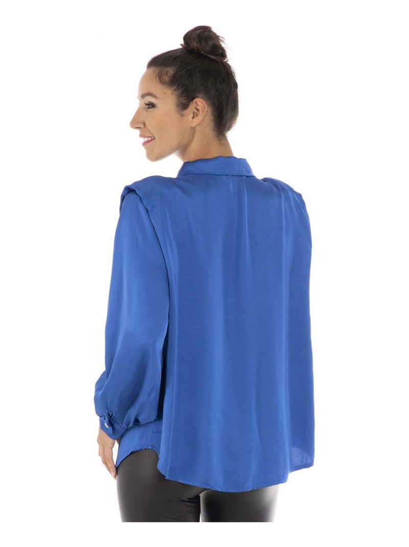 Chemisier CHARLOTTE Bleu Chemisier chemise Bleu - Kiabi