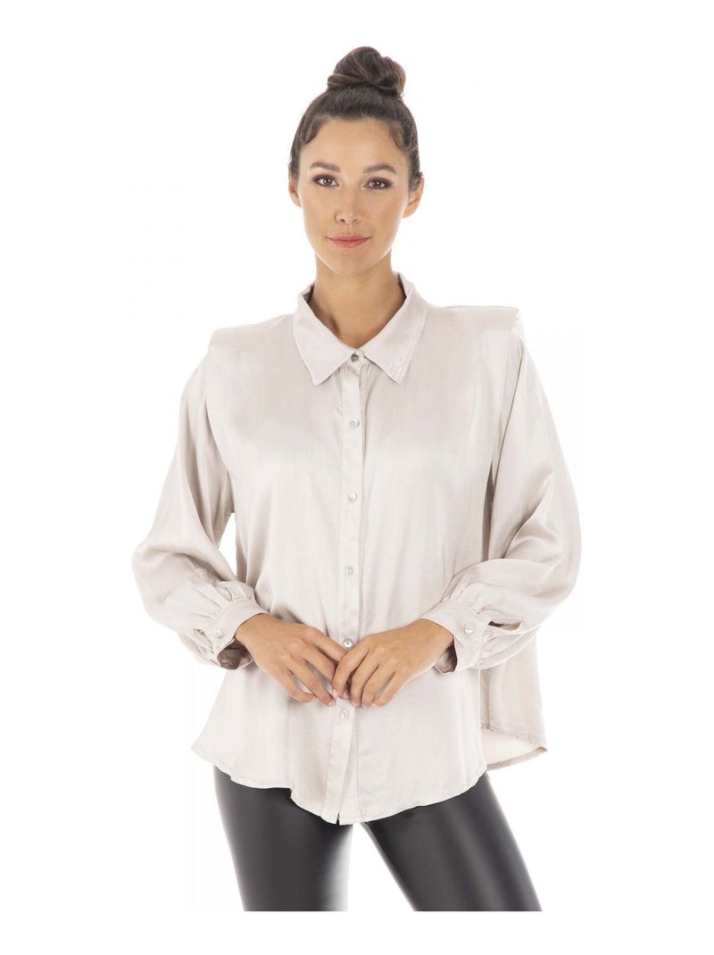 Chemisier CHARLOTTE Noir Chemisier chemise Noir - Kiabi
