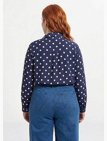Chemisier chic, imprimé pois - afibel