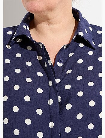 Chemisier chic, imprimé pois - afibel