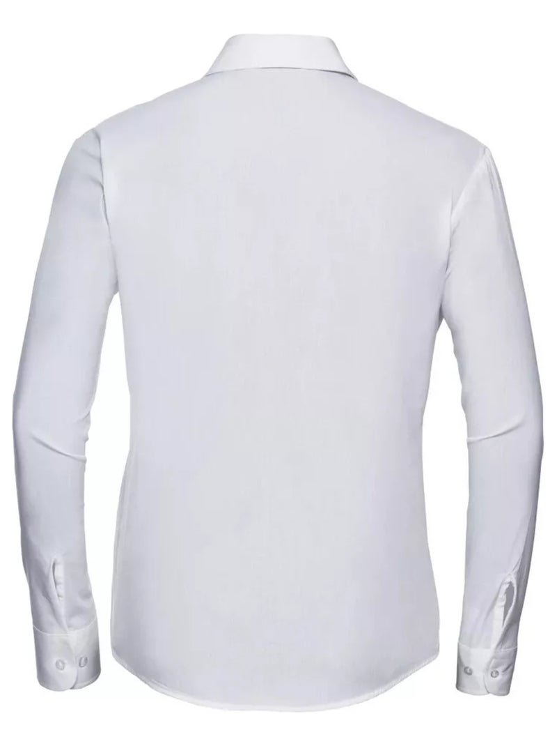 Chemisier classic - russell collection Blanc - Kiabi