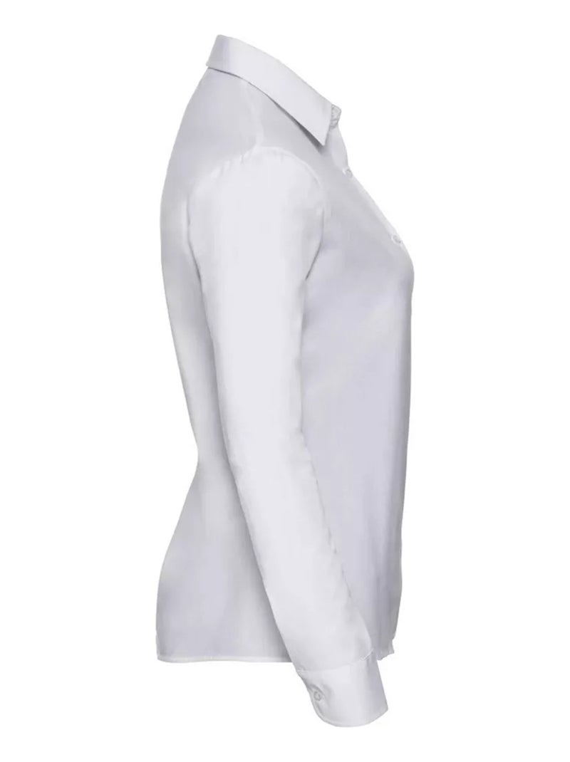 Chemisier classic - russell collection Blanc - Kiabi