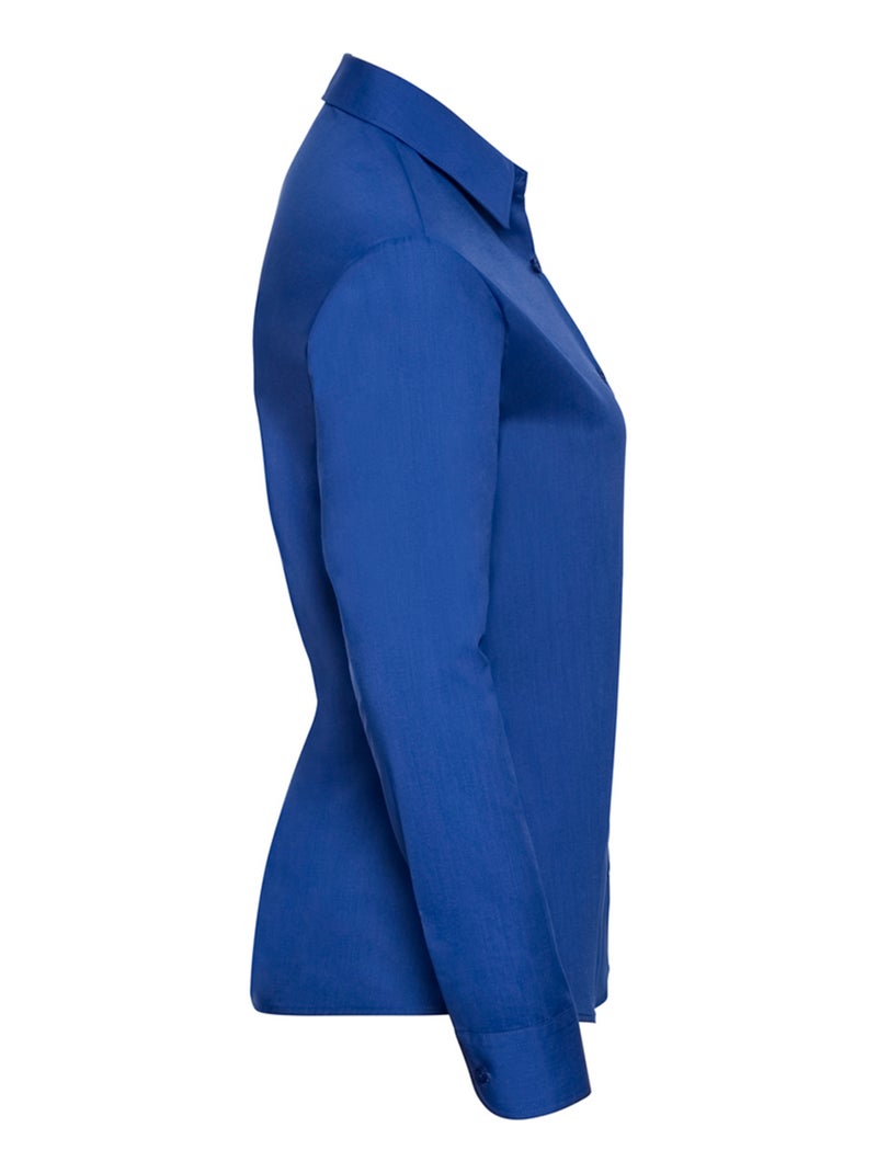 Chemisier classic - russell collection Bleu roi - Kiabi