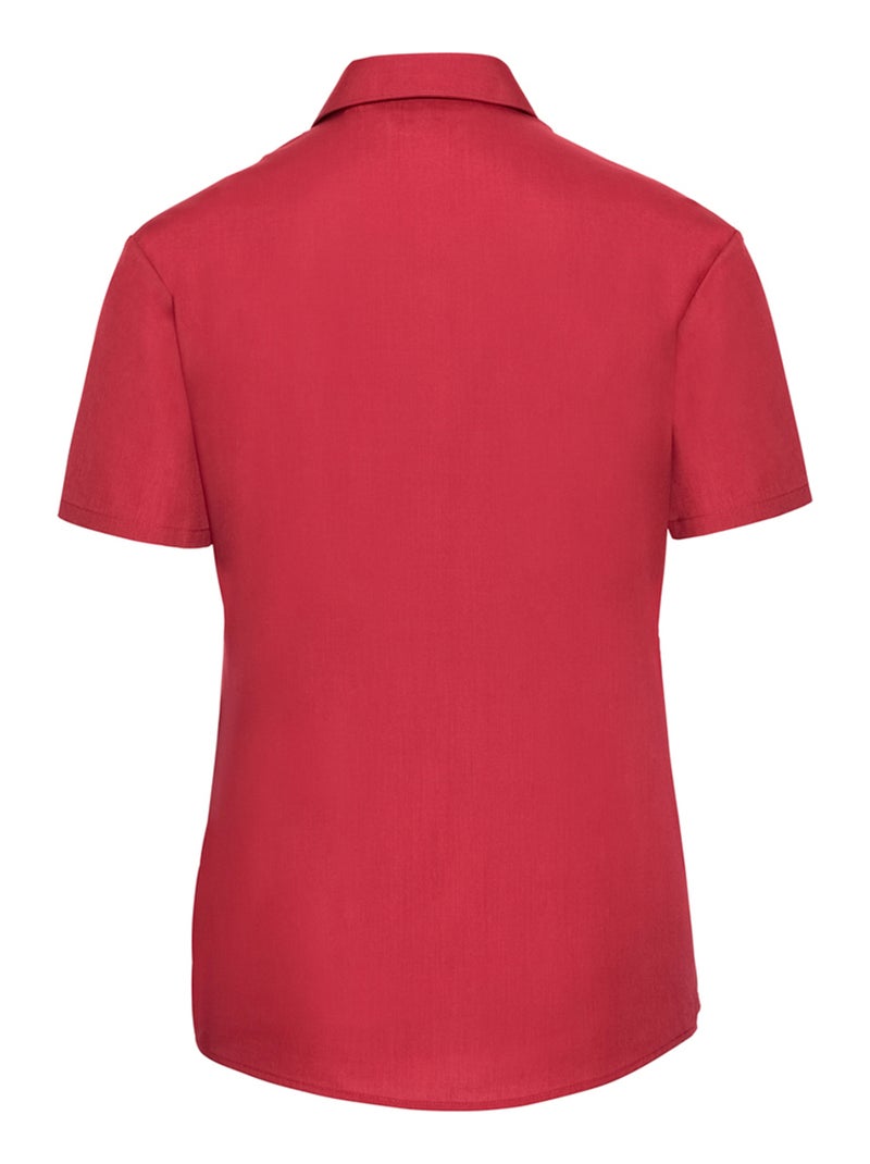 Chemisier classic - russell collection Rouge tomate - Kiabi