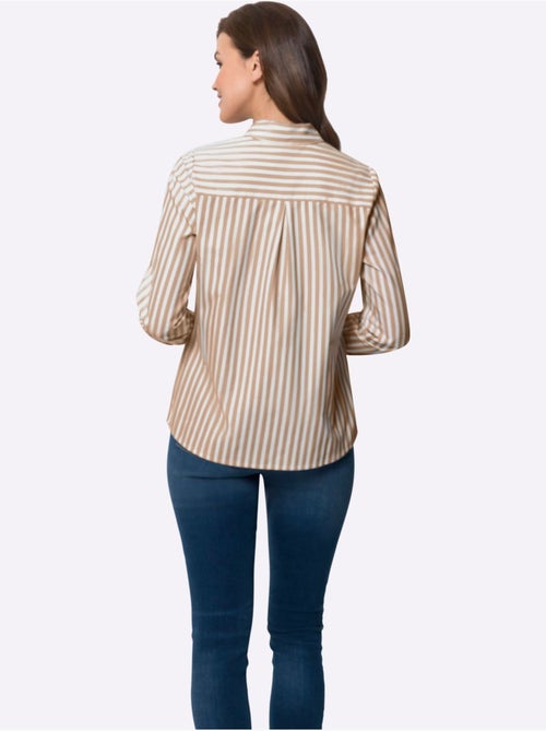 Chemisier Classique Motif à Rayures Mode - Taille Standard - helline - Kiabi