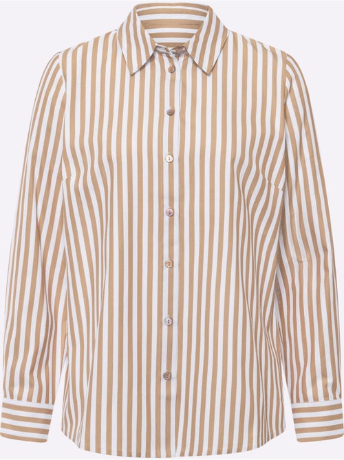Chemisier Classique Motif à Rayures Mode - Taille Standard - helline - Kiabi