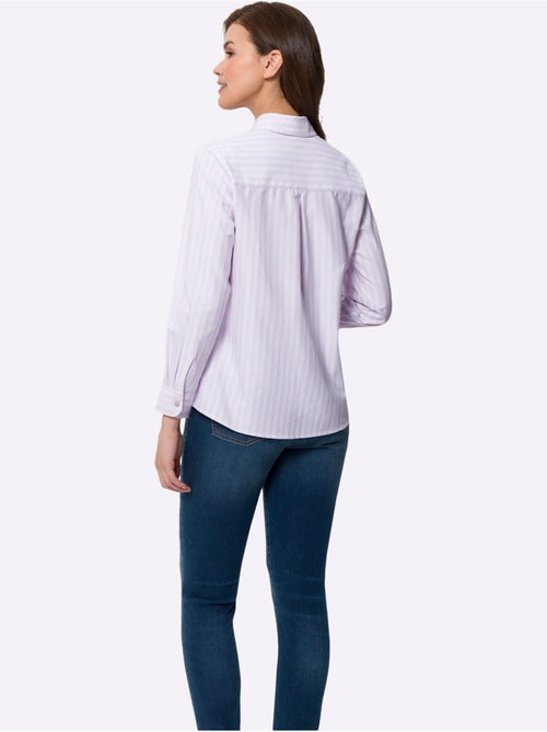 Chemisier Classique Motif à Rayures Mode - Taille Standard - helline - Kiabi