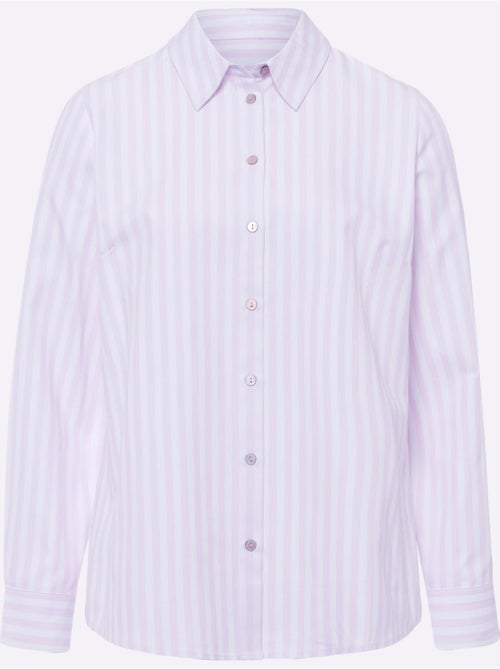 Chemisier Classique Motif à Rayures Mode - Taille Standard - helline - Kiabi