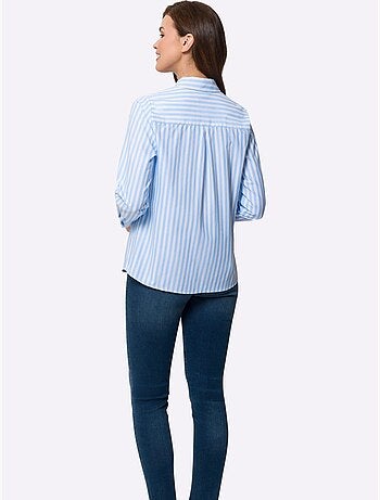 Chemisier Classique Motif à Rayures Mode - Taille Standard - Helline