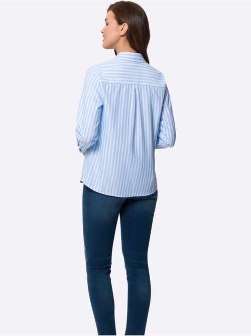 Chemisier Classique Motif à Rayures Mode - Taille Standard - helline - Kiabi