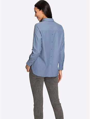 Chemisier Classique Patte De Boutonnage Le Long Du Dos - Taille Standard - Helline