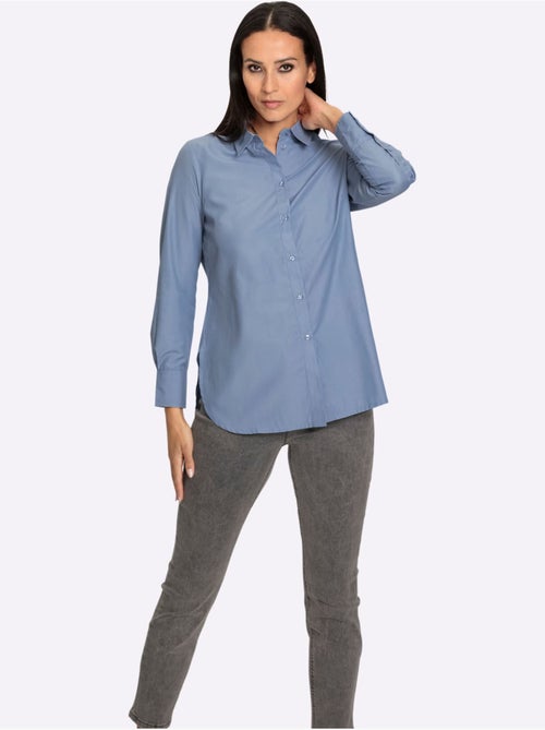 Chemisier Classique Patte De Boutonnage Le Long Du Dos - Taille Standard - helline - Kiabi
