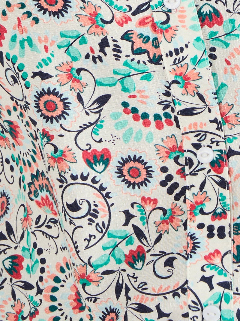 Chemisier Climatyl - Damart Orange corail - Kiabi