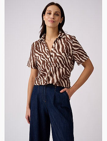 Chemisier Climatyl imprimé animalier - Damart