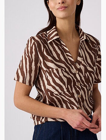 Chemisier Climatyl imprimé animalier - Damart