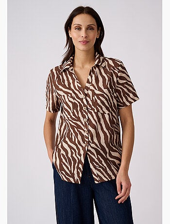 Chemisier Climatyl imprimé animalier - Damart
