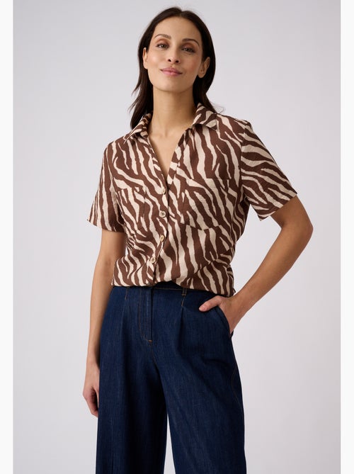 Chemisier Climatyl imprimé animalier - Damart - Kiabi