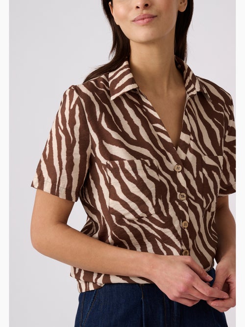 Chemisier Climatyl imprimé animalier - Damart - Kiabi