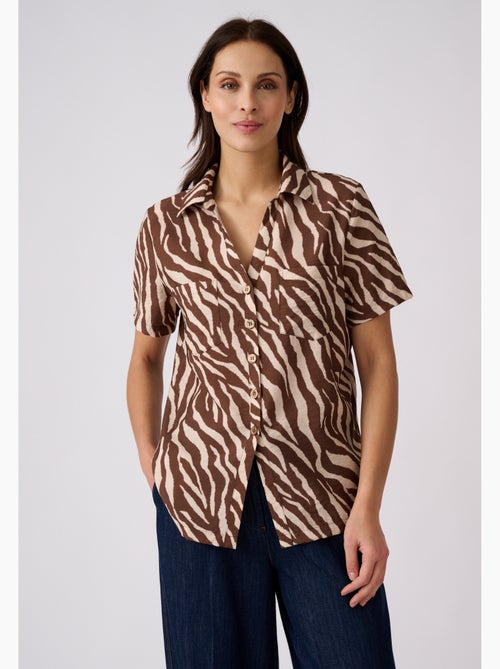 Chemisier Climatyl imprimé animalier - Damart - Kiabi