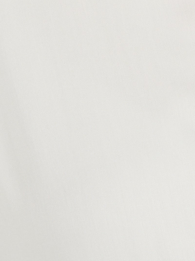 Chemisier col bijoux fantaisie pure viscose - Damart Blanc cassé - Kiabi