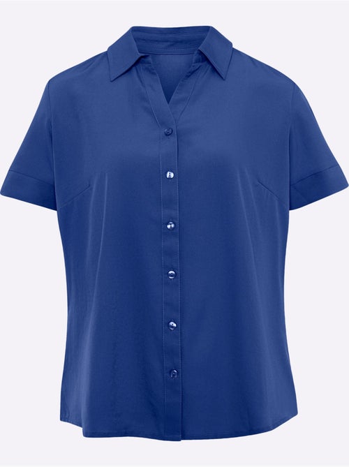 Chemisier Col Chemise Ouvert - Taille Standard - Moda Vilona - Kiabi