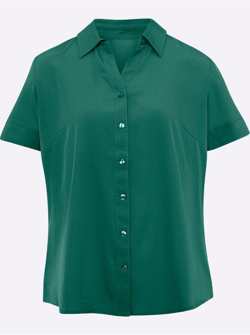 Chemisier Col Chemise Ouvert - Taille Standard - Moda Vilona - Kiabi