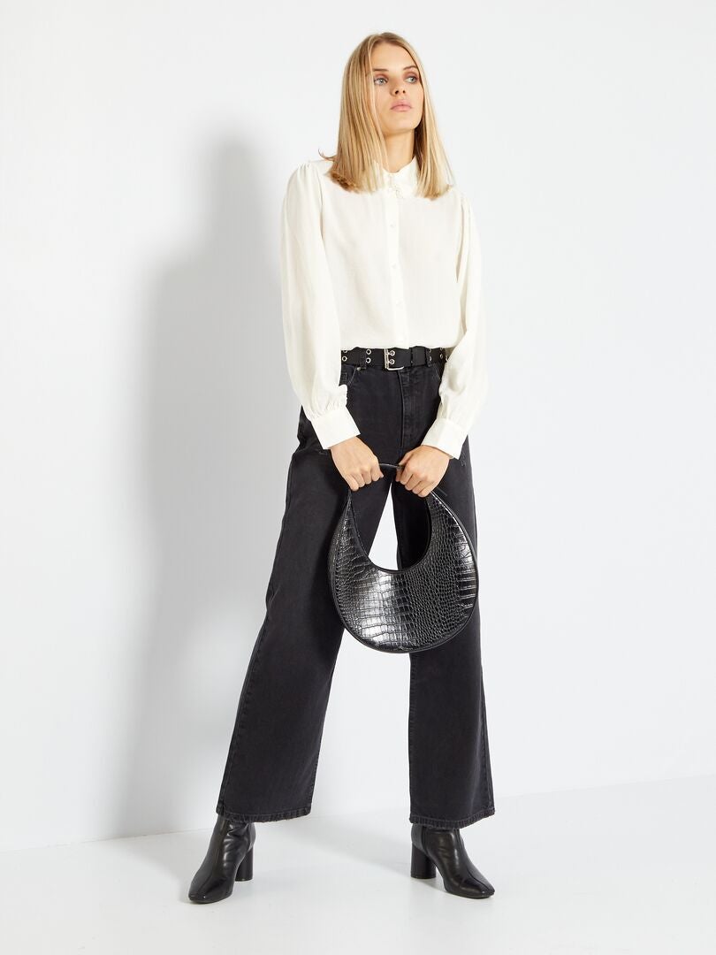 Jacqueline De Yong Beige Polyester Blouse main image 0