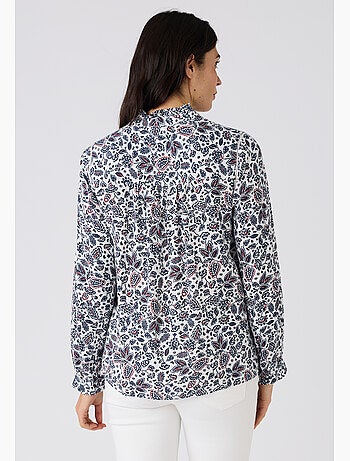 Chemisier col volanté pure viscose Lenzing(TM) EcoVero(TM) - Damart