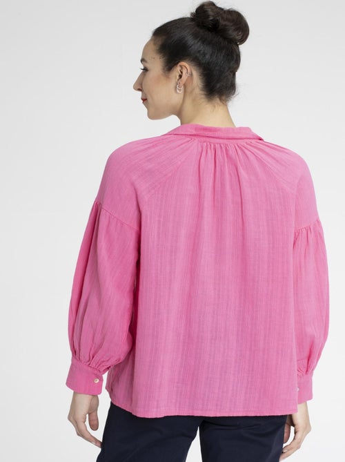 Chemisier COLINE Rose Chemisiers chemise - Kiabi