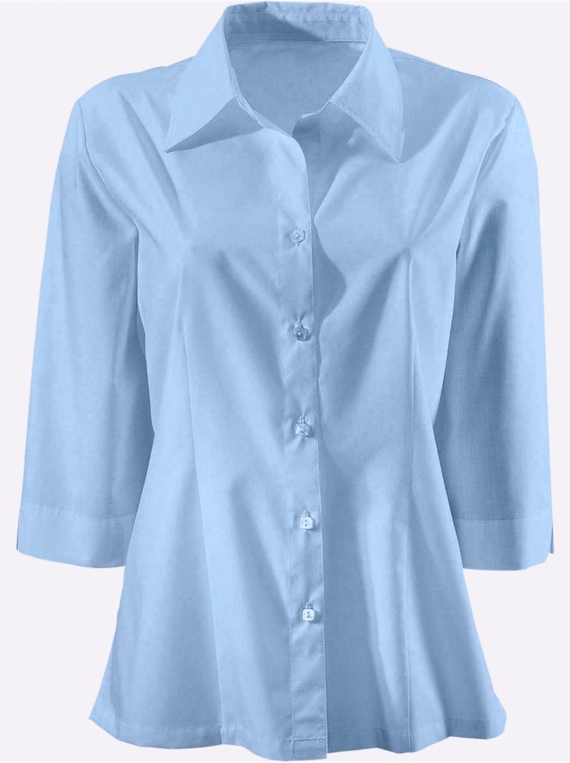 Chemisier Couleurs Faciles à Assortir - Taille Standard - Moda Vilona Bleu - Kiabi