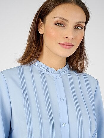 Chemisier crêpe à volants - Damart