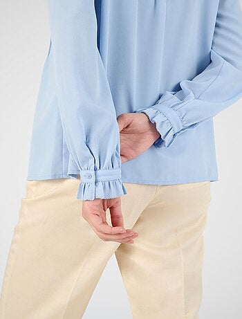 Chemisier crêpe à volants - Damart