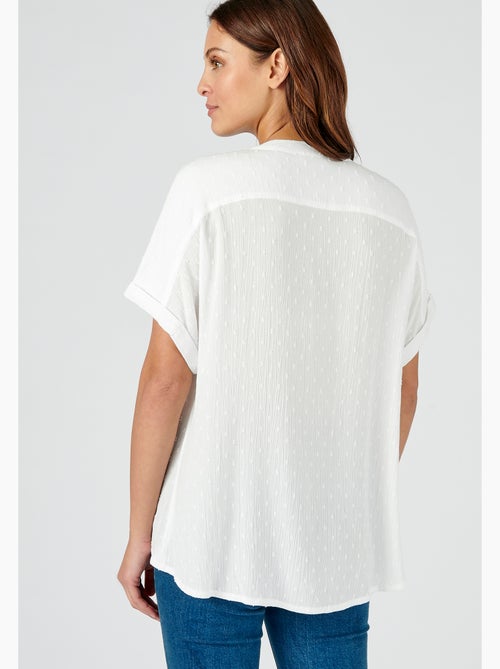 Chemisier crépon *pure viscose Lenzing(TM) EcoVero(TM) - Damart - Kiabi