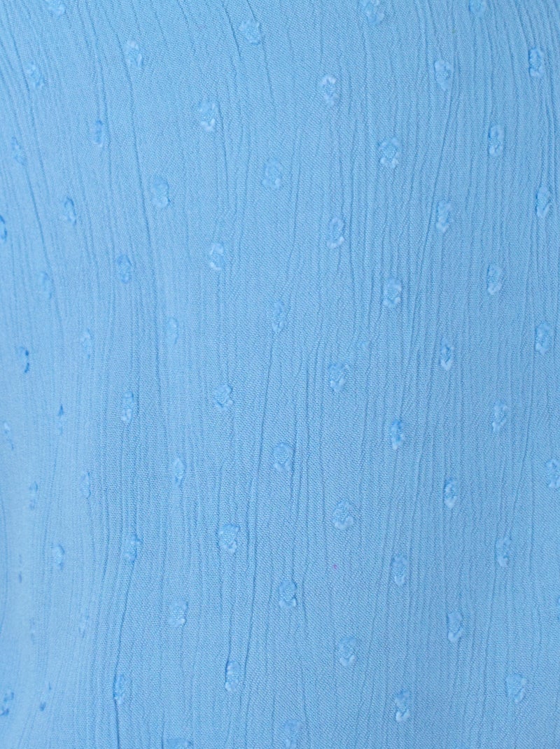 Chemisier crépon *pure viscose Lenzing(TM) EcoVero(TM) - Damart Blanc - Kiabi