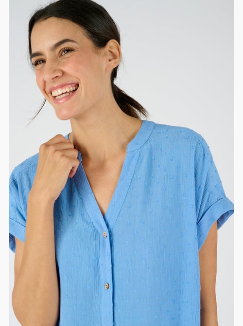 Chemisier crépon *pure viscose Lenzing(TM) EcoVero(TM) - Damart - Kiabi