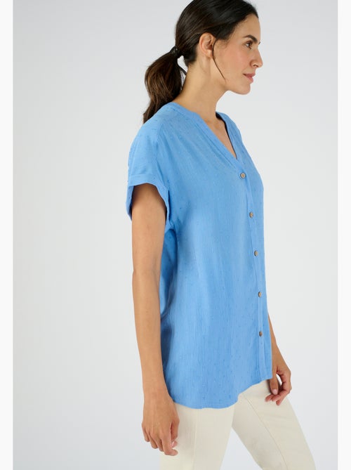 Chemisier crépon *pure viscose Lenzing(TM) EcoVero(TM) - Damart - Kiabi