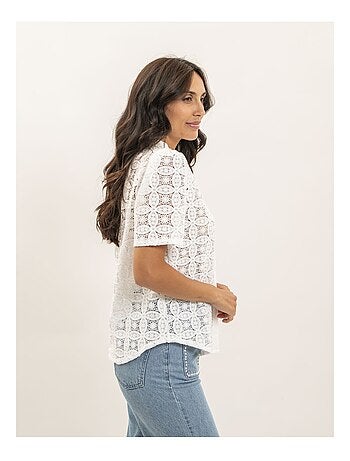 Chemisier dentelle OSSIA
