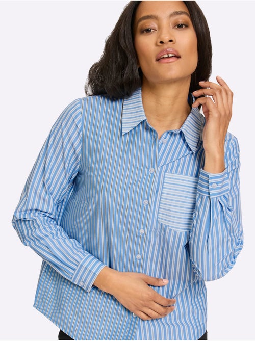 Chemisier Différentes Rayures - Taille Standard - Helline - Kiabi