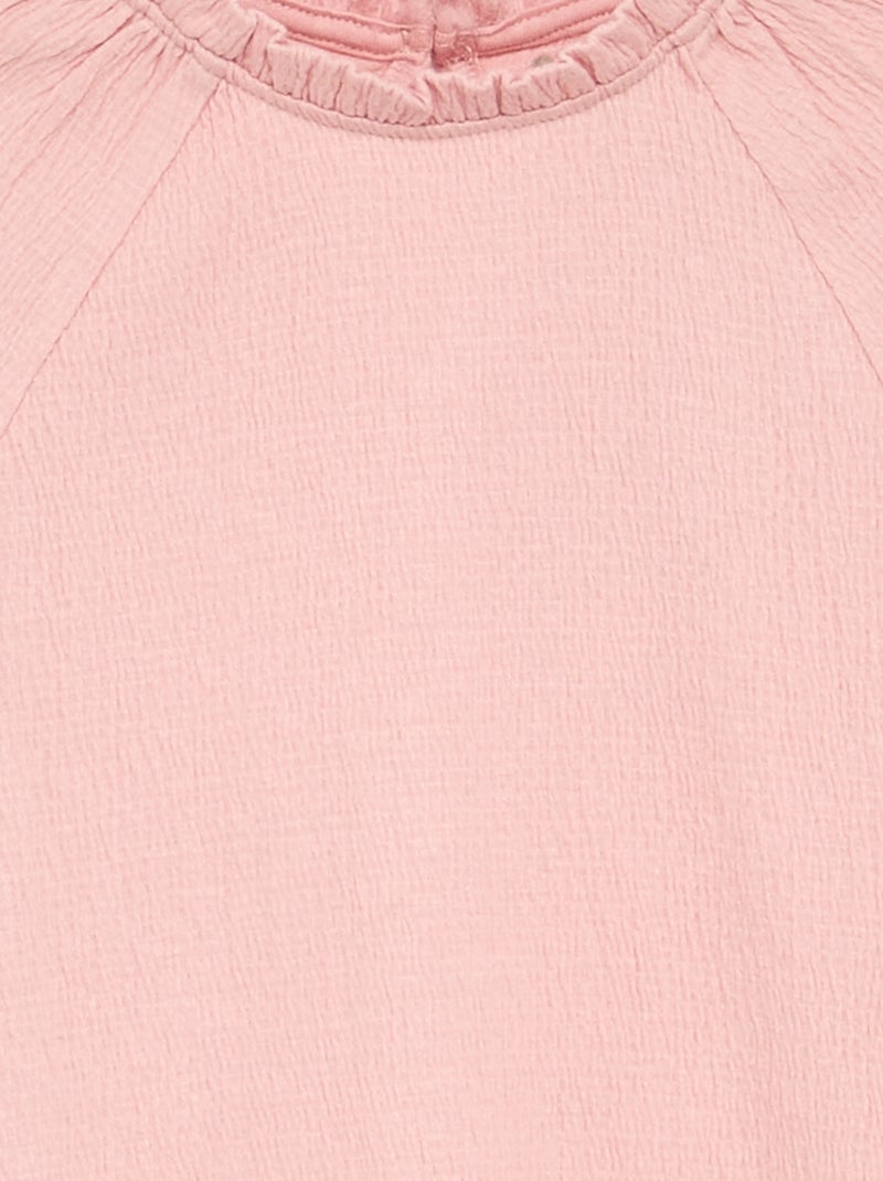 Chemisier effet blouse Rose - Kiabi