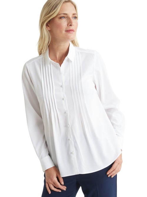 Chemisier effet plastron - DAXON - Kiabi
