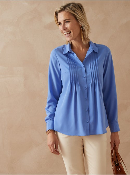 Chemisier effet plastron - DAXON - Kiabi