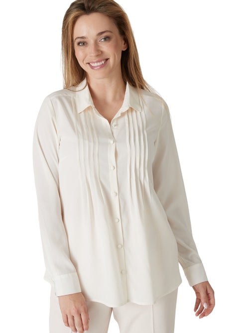 Chemisier effet plastron - DAXON - Kiabi