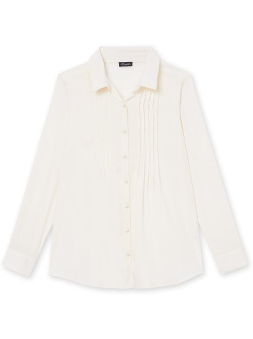 Chemisier effet plastron - DAXON - Kiabi